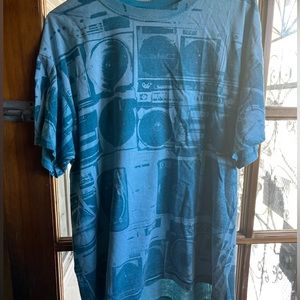 All over print radio shirt